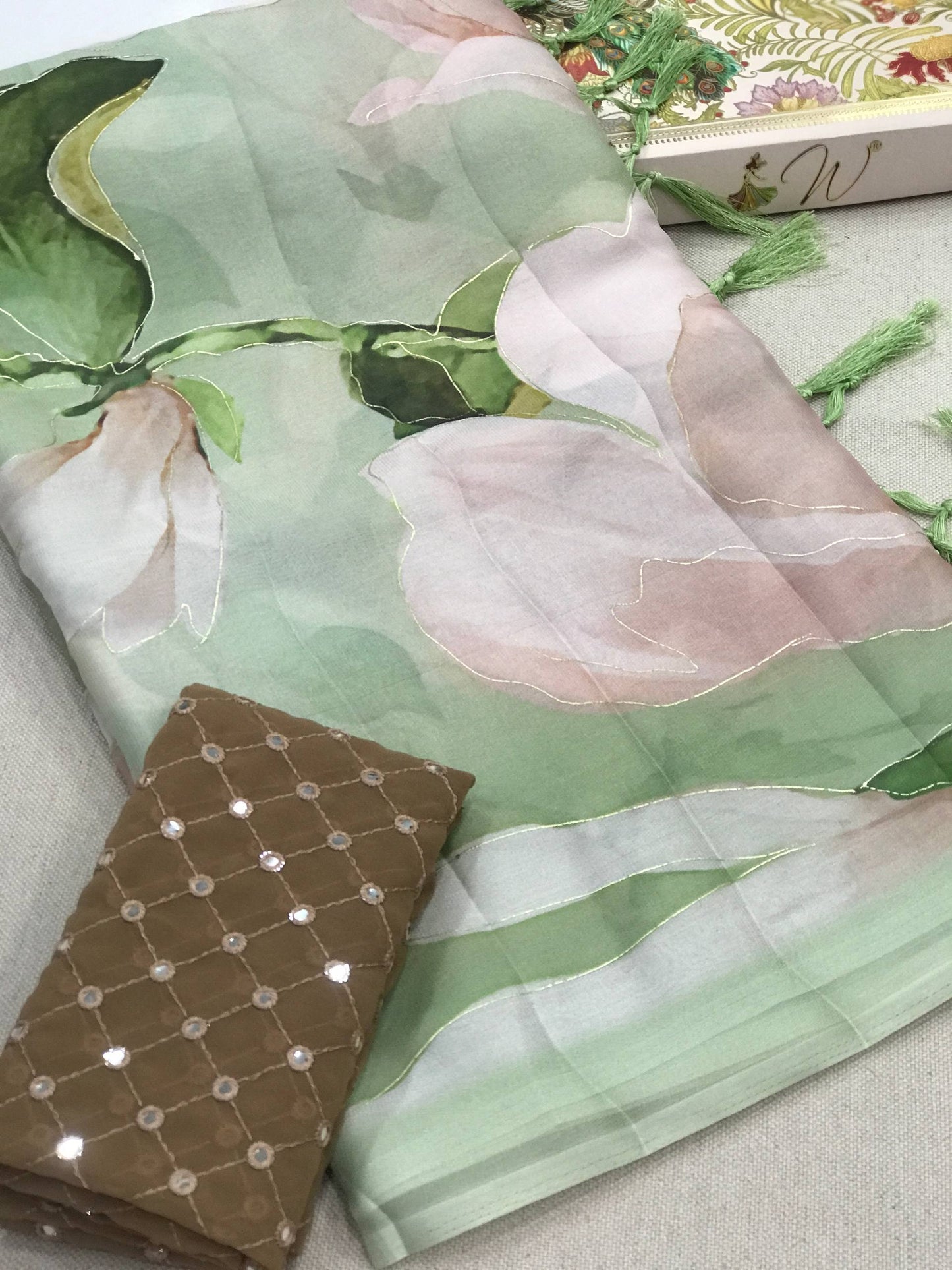 La Bella Organza Saree