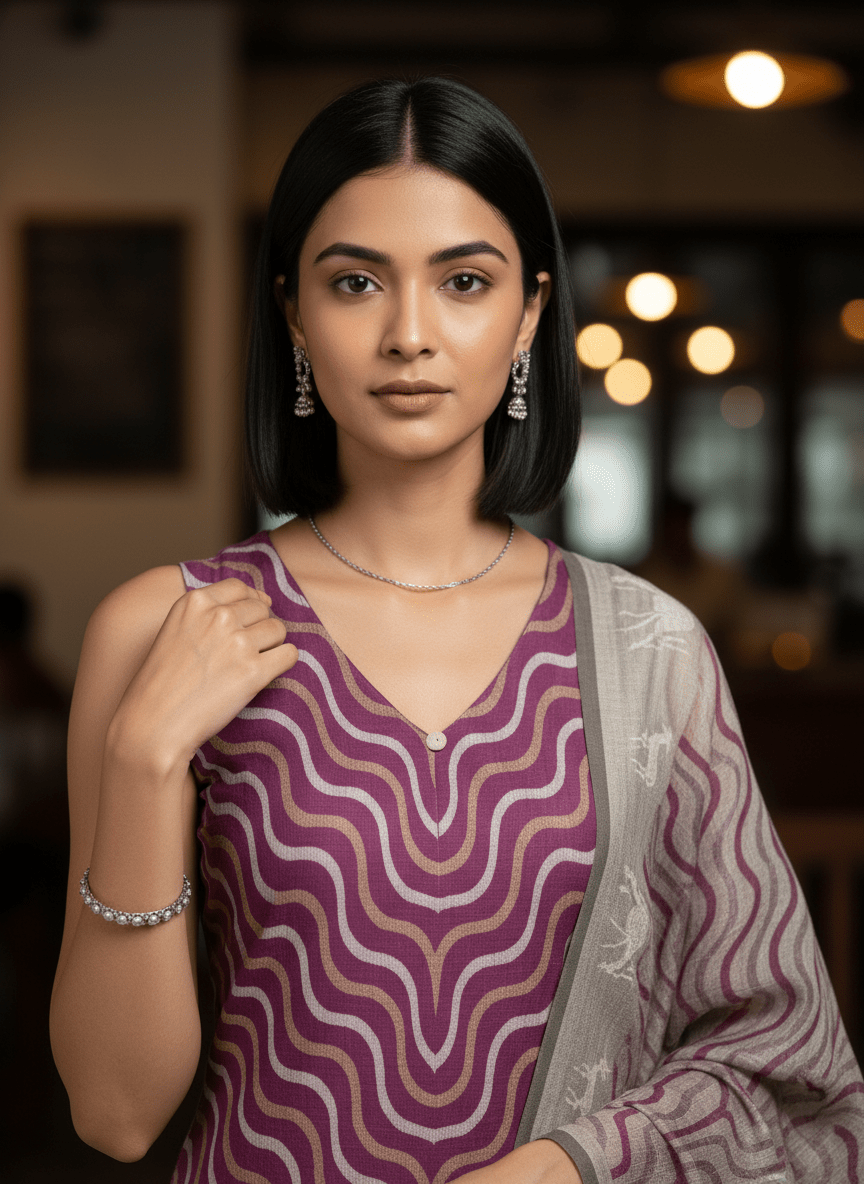 Embroidery Kurti Set (Unstitched) - Womantra Styles Pvt Ltd