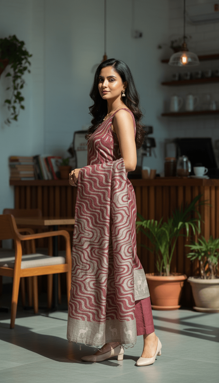 Embroidery Kurti Set (Unstitched) - Womantra Styles Pvt Ltd