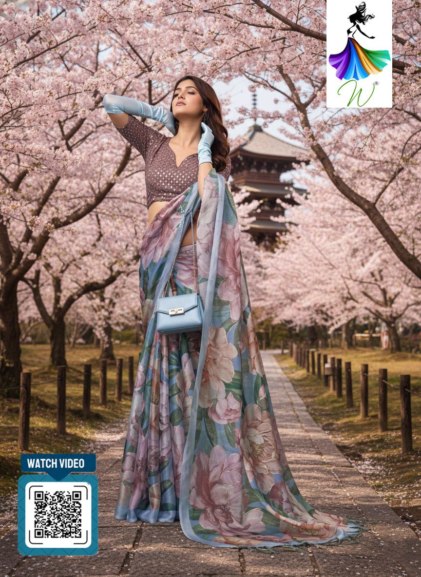 La Bella Organza Saree - Womantra Styles Pvt Ltd