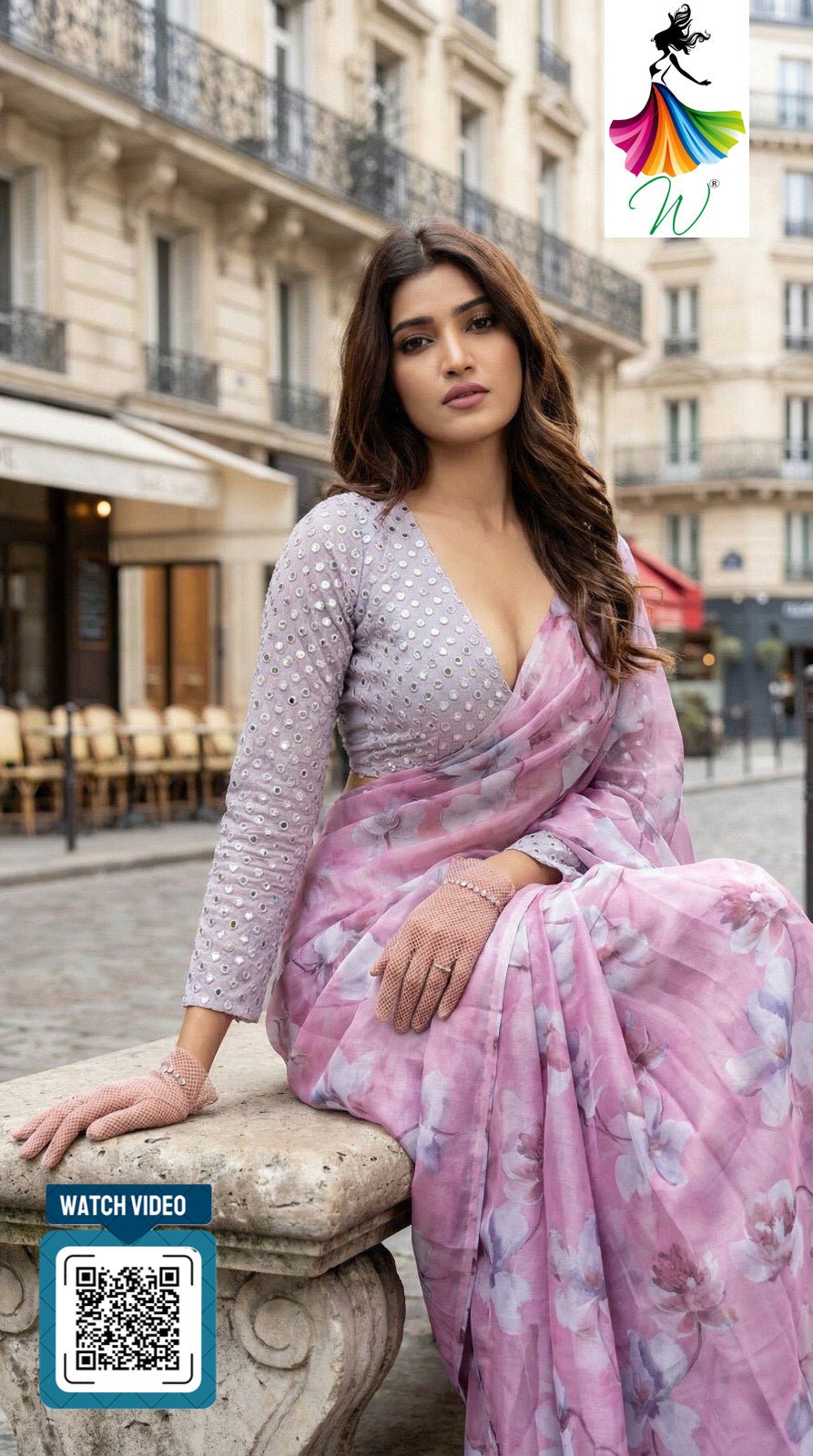 La Bella Organza Saree - Womantra Styles Pvt Ltd