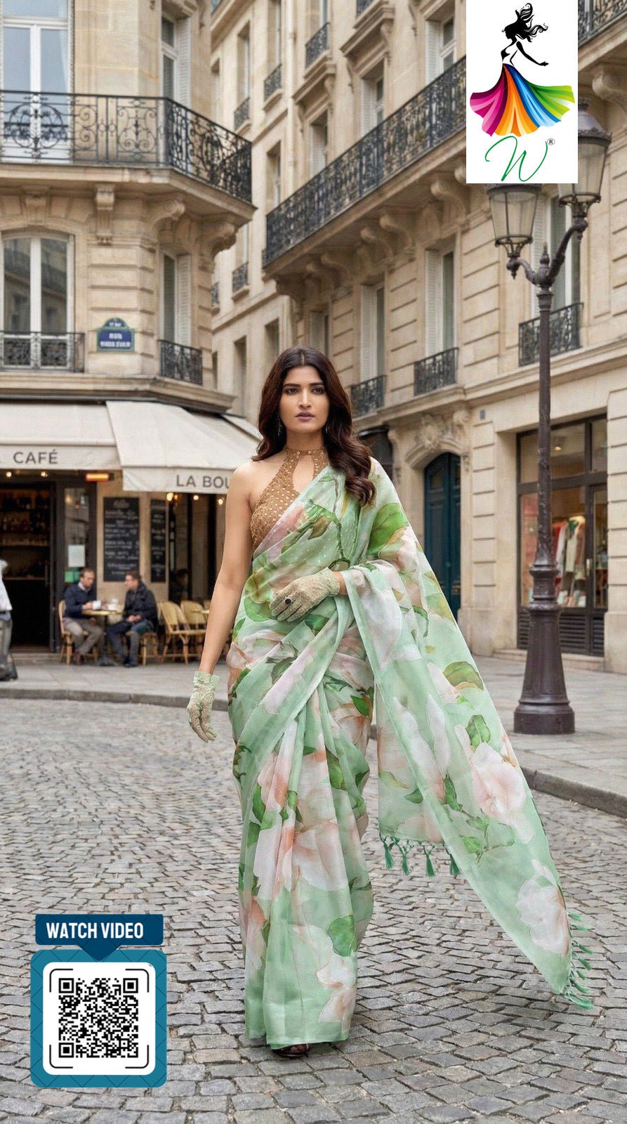 La Bella Organza Saree - Womantra Styles Pvt Ltd