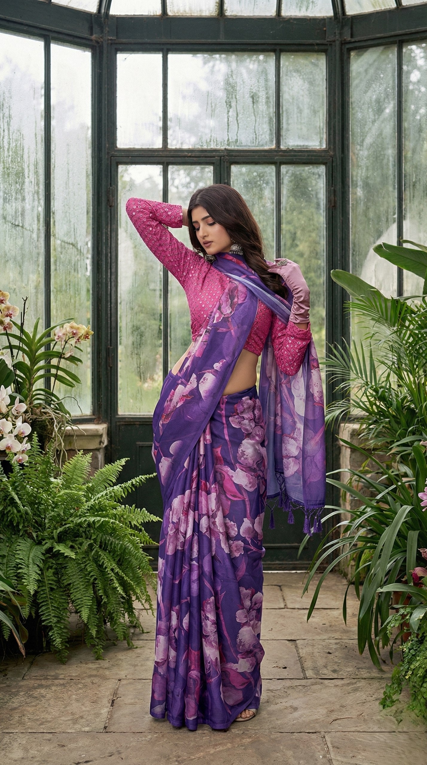 La Sofia Organza Saree - Womantra Styles Pvt Ltd